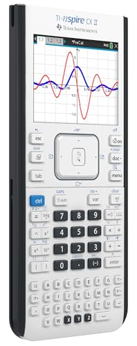 Texas Instruments TI-Nspire CX II Color Graphing Calculator with Student Software, White