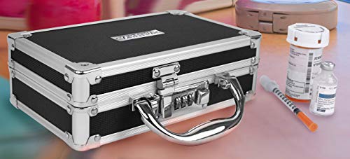 Vaultz 3-Pack Locking Medicine Case Briefcase Style with 3-Digit Combination
