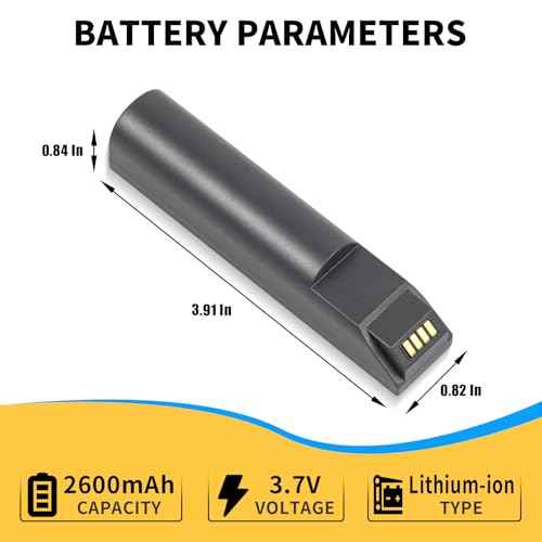 BAT-SCN05 battery Replacement for Hon¡®eywell Granit XP 1990iSR,1991iSR,1990iXR,1991iXR, 1990iXLR,1991iXL,Xenon 1902GHD,Xenon 1952,Xenon XP 1902GHD Barcode Scanner.50148009-001,Li-ion.2600mAh.