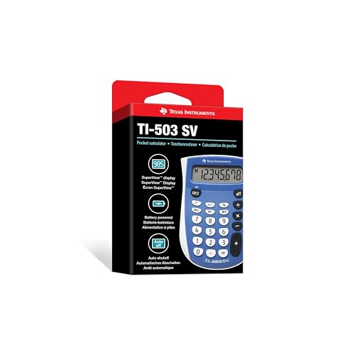 Texas Instruments TI-503 SV Basic Function Calculator 1 Pack