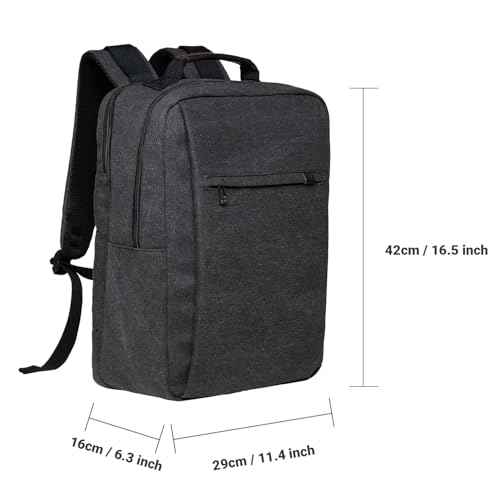 KAUKKO Large Travel Backpack Set -17.8L Multifunctional Backpack with 15.6-Inch Laptop Compartment, Durable Design, 26.6L Waterproof Carry-on Bag, Flight Approved BLACK