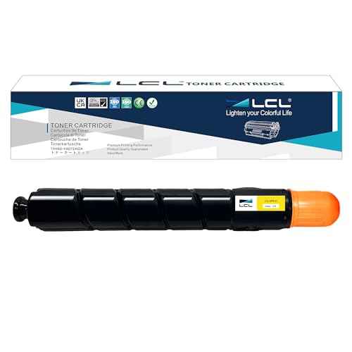 LCL Remanufactured Toner Cartridge Replacement for Canon GPR-31 GPR-31Y GPR31 GPR31Y 2802B003AA for Canon ImageRUNNER C5030 C5030i C5035 C5035i C5235 C5235i C5240 C5240i C5235A C5240A (1-Pack Yellow)