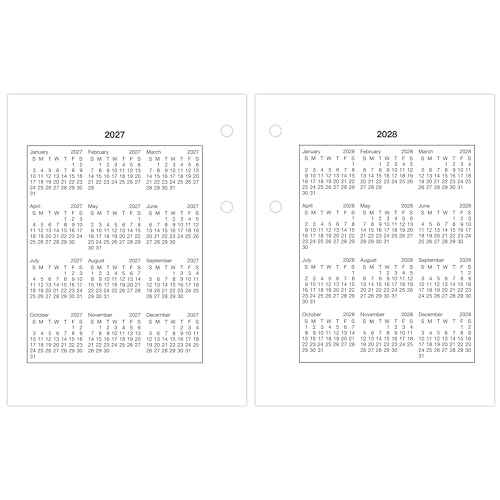 AT-A-GLANCE 2026 Desk Calendar Refill, Daily, 3" x 3-3/4", Mini, Loose-Leaf (E9195026)