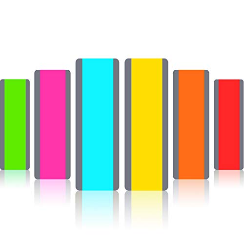 Guided Reading Strips for Dyslexia - Set of 6 Colored Highlight Overlays