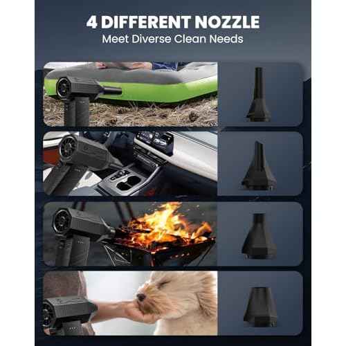 Compressed Air Dusters,Electric Air Duster,130000RPM Super Power Cordless Air Duster,3-Gear Adjustable Mini Blower ? Ultimate Cleaning for Home,Electronics,Computer,Keyboard,Outdoor and Cars