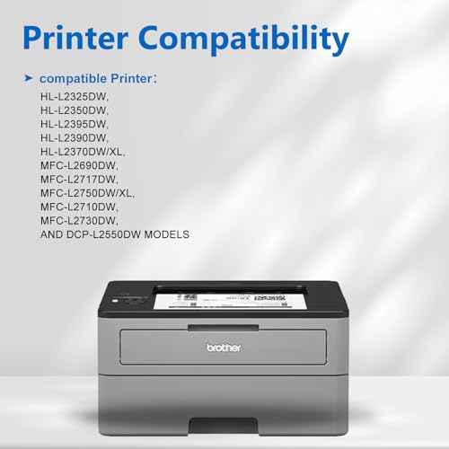 DR730 for Brother DR730 DR760 Drum Unit to Use with MFC-L2750DW MFC-L2710DW HL-L2350DW HL-L2395DW HL-L2370DW DCP-L2550DW Printer High Yield Black (2PK DR730/DR760)