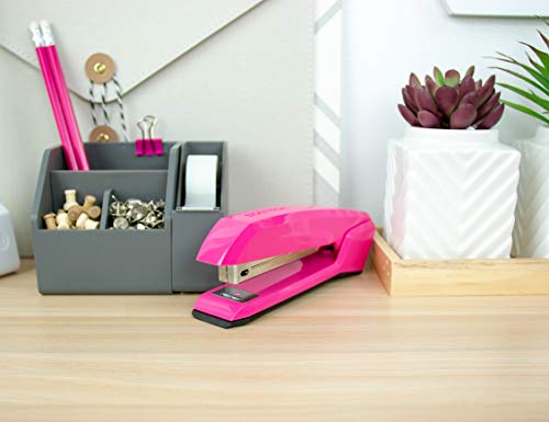 Bostitch Ascend 3-in-1 Stapler with Remover & Storage - Pink, Full Size