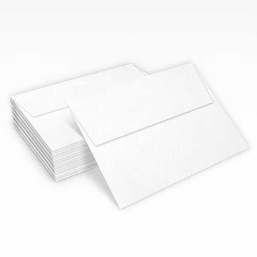 A7 Invitation Envelopes (5 1/4 x 7 1/4) - White Linen (250 Qty.)