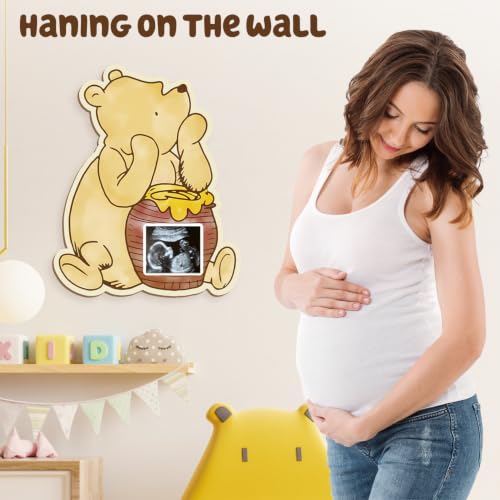 KAMUFA Bear Yellow Baby Shower Guest Book 65pcs Set for Expecting Moms