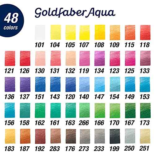 Faber-Castell Creative Studio Goldfaber Watercolor Pencils (48Count)