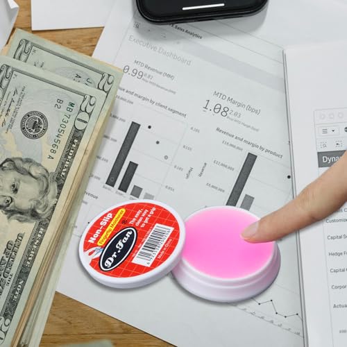 12PCS Fingertip Moistener, 10 G Three-Colour Envelope Moistener, Finger Moisturizer Non-Slip Finger Moistener for Sorting Paper Grip Paper Bills Document Counting Collating Sorting Task