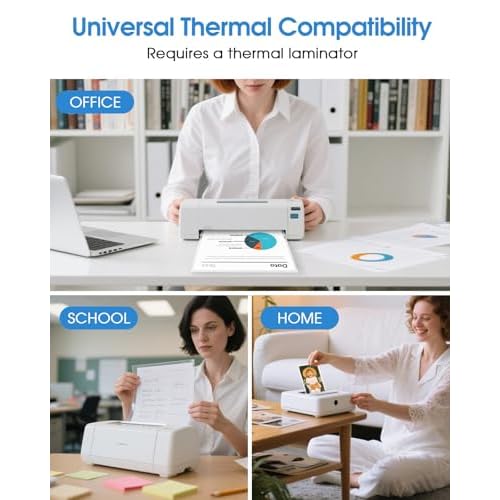 KTRIO 500 Pack Laminating Sheets, Hold 8.5 x 11 Inches, 3 MIL Thermal Laminating Pouches, 9 x 11.5 Laminate Sheets for Laminator, Clear Lamination Sheet Paper, Letter Size, Office School Home Supplies