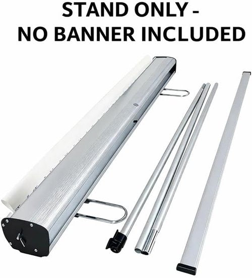Retractable Banner Stand by [Brand Name] - 33.5”x80” Portable Display with Padded Carrying Bag for Events