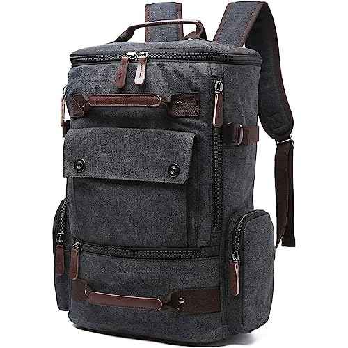 vintage canvas for 15.6 inch laptop bag, backpack for men and women