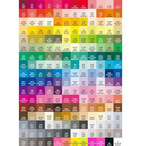 ShinHan Touch Twin Art Marker Set of 12 Cool Grey Colors