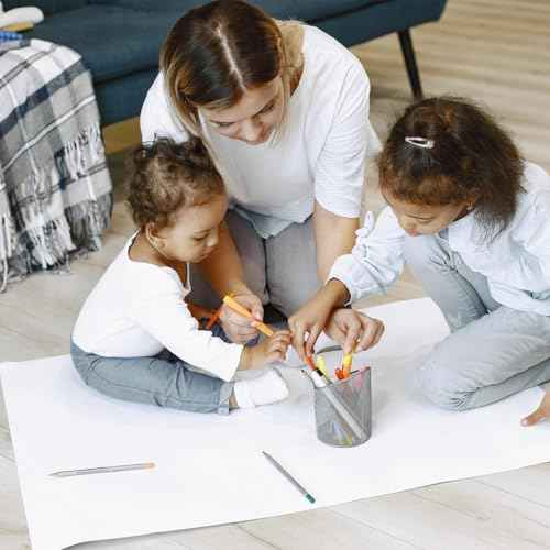 24¡±¡¿36¡± Large Poster Board 30pcs White Poster Paper Poster Board Bulk Suitable for DIY, Crafts, Signs Project Presentations, Drawing and School Supplies,250GSM Thickness Blank Posterboard