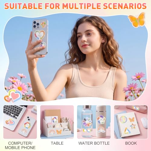 75Pcs Colorful Sensory Stickers for Anxiety Relief with Textures - Calm & Focus
