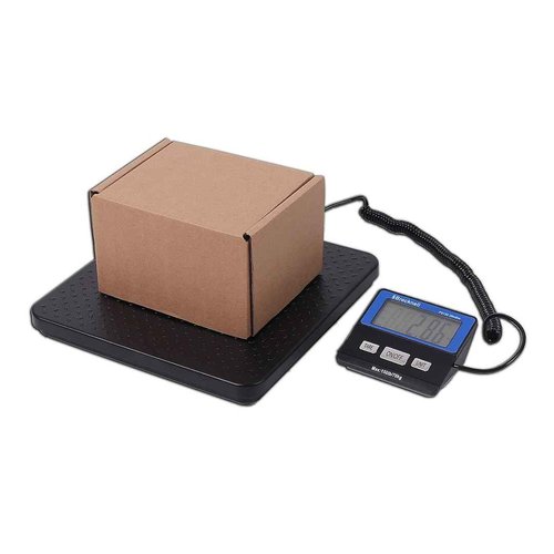 Brecknell Slim Heavy Duty Digital Shipping Postal Scale for Packages | 150 lb Capacity | Battery Operated Portal Scale