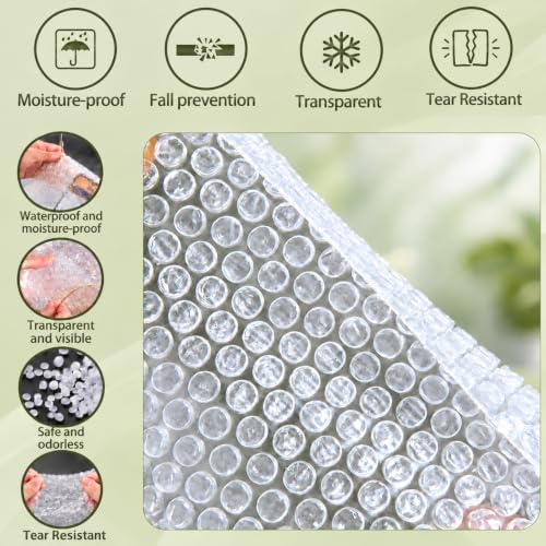 50PCS 6x8 Inch Bubble Pouches - Shockproof Cushioning Protection Bags