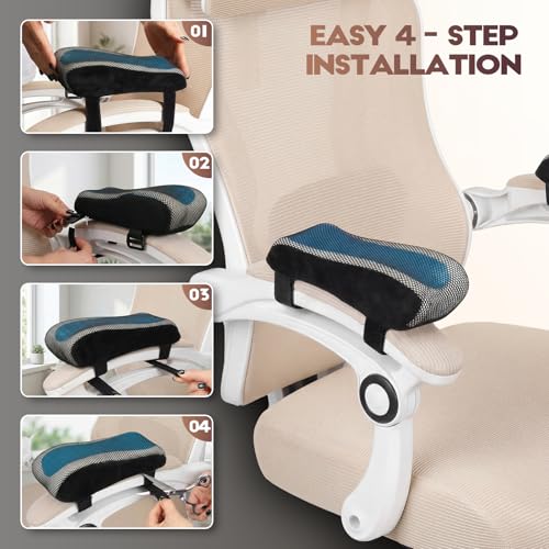 Cooling Arm Rest Pillow for Office Chair, Wheelchair & Gaming — Hshbxd