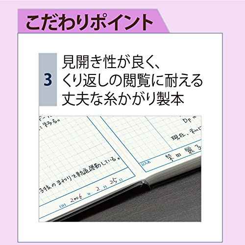 80 sheets and Ki-LB208S Kokuyono research lab notebook A4 5mm squares ruled line-byline with (japan import)