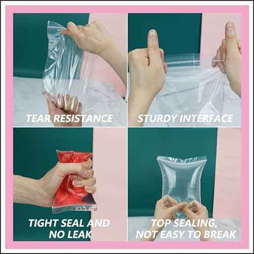 iMailer - 100 Pcs- 8" x 10" Plastic Zip Poly Bags- Clear Resealable Zip Bag for Art Prints, Brochure, Photoes, Handicraft Gift