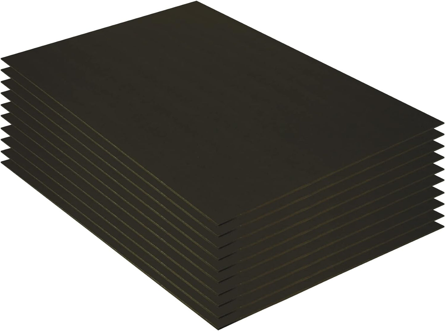 UCreate Foam Board - Black-on-Black, 20" x 30" | Pack of 10 Sheets for Creative Projects