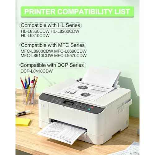 greencycle Black Compatible Toner Cartridge Replacement for Brother TN436 TN-436 TN436BK TN433 TN431 Work with HL-L8360CDW HL-L8360CDWT MFC-L8900CDW HL-L8260CDW MFC-L8610CDW Printer (2 Pack)