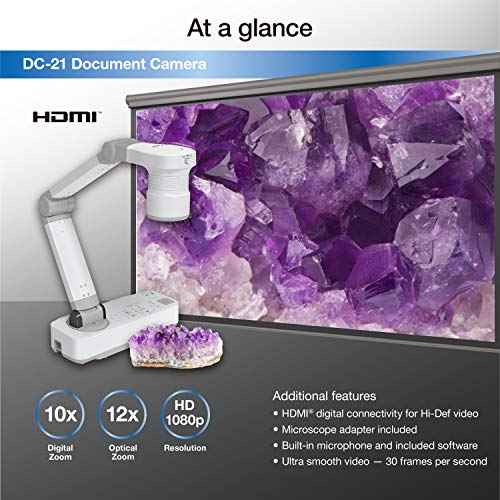 MANUFACTURER RENEWED EPSON DC-21 DOCUMENT CAMERA