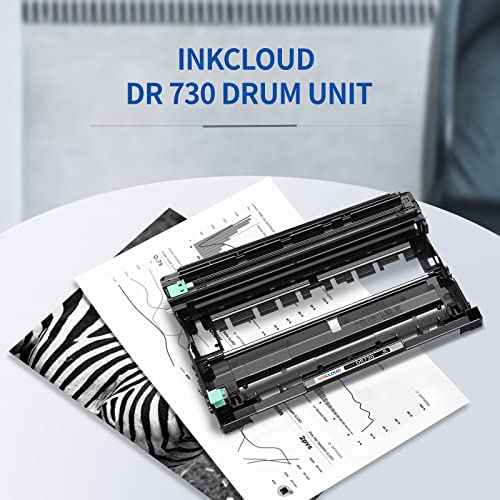 DR730 Drum Unit Compatible Replacement for Brother DR730 DR 730 760 Work with HL-L2350DW HL-L2395DW HL-L2390DW HL-L2370DW HL-L2370DWXL MFC-L2750DW MFC-L2710DW DCP-L2550DW Printer
