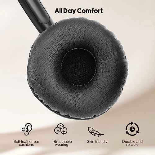 Phone Headset with Microphone Noise Cancelling & Mic Mute, RJ9 Telephone Headsets for Call Center Landline Deskphone, for Cisco Office Phones 7940 7942 7945 7960 7962 7965 7811 7821