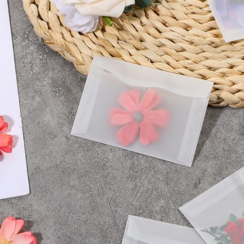 60 Pack Self-Sealing Vellum Envelopes for Seeds Coins & Gifts, 2.75x3.94 Inches