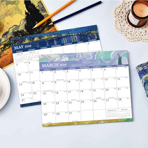 2026 Magnetic Calendar - JAN 2026 - DEC 2026, 12 Months Magnetic Calendar, 2026 Calendar for Fridge, 8" x 10", Tear-off Pad