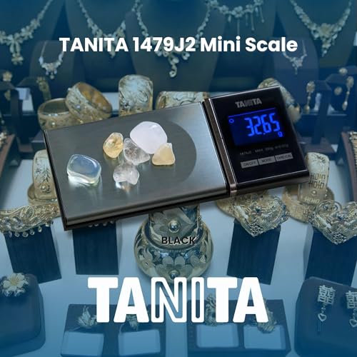 Tanita Mini Digital Scale 200g - Jewelry & Precision Pocket Scale with Blue Backlit Display