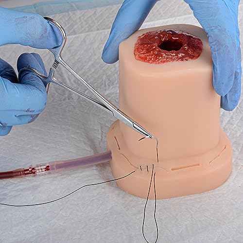 Gunshot Wound Packing Trainer, Stop The Bleed Training Kit, Bleed Control Kit for Medical Classes - Carrying Case
