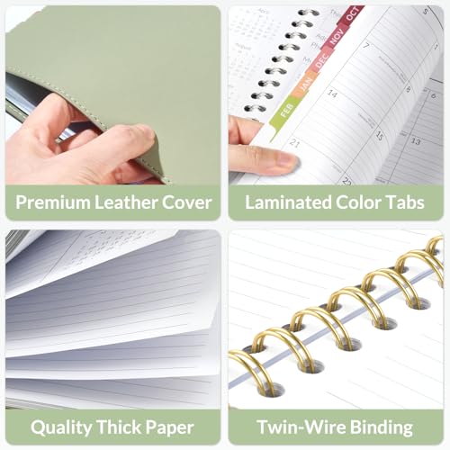 Forvencer 2026-2027 Academic Planner Black 8.5x11 Weekly & Monthly Soft Cover