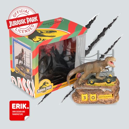 Official Jurassic Park Movies Calendar - Jurassic World Rebirth Toys - Jurassic Park Calendar - Jurassic Park Merchandise - Jurassic Park Gifts