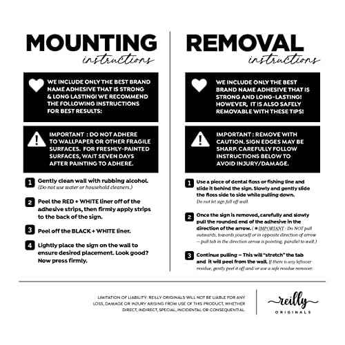 Reilly Originals 3.5x5 Inch Do Not Flush Rules Bathroom Sign ~ Ready to Stick ~ Premium Finish, Durable