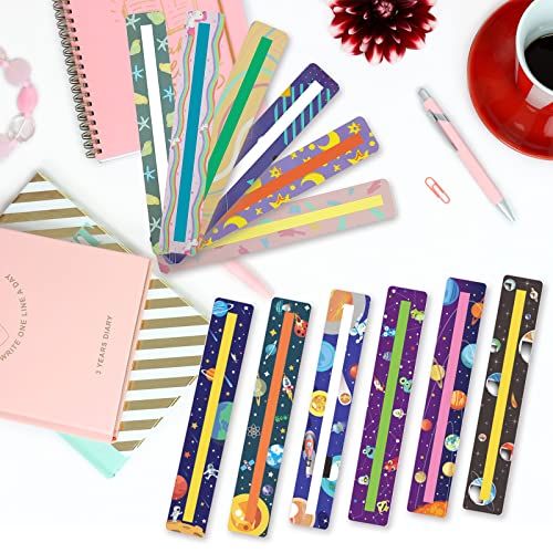 Kids Reading Guide Strips 16 Pack Cartoon Highlight Bookmarks for Dyslexia