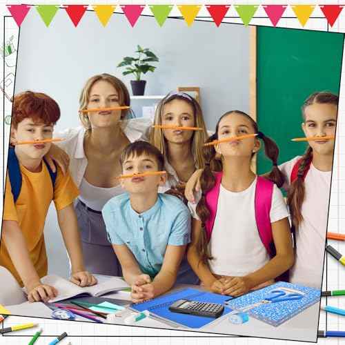 108 Pcs Middle High School Supplies Kit Back to School Supplies for Student 7-12 Grades Essentials Bundle Box Calculator Pencils Compass Notebook Pens(Blue)