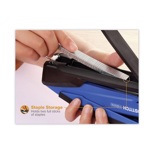 PaperPro-Bostitch 1122 inPOWER Stapler, 20-Sheet Capacity, Blue