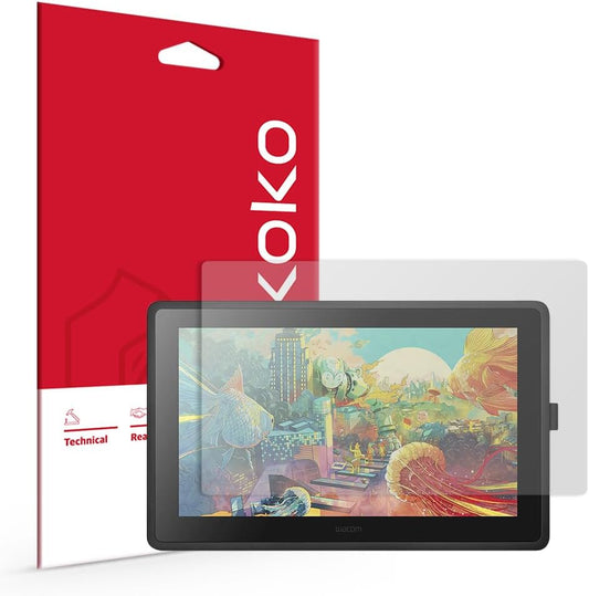 Skoko Screen Protector - Anti-Glare Matte Film for Wacom Cintiq 22 DTK-2260 (2-Pack)