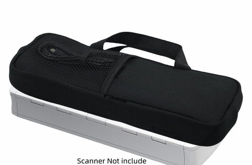 Neoprene Carrying Case for Canon imageFORMULA R10 & P-215II Scanners | Waterproof, Foldable Protector with Mesh Pocket, Handles, and Scratch-Resistant Design