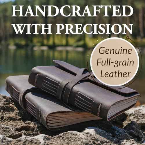 Prayer Journal for Men - Leather Journal Notebook for Men & Women - Full Grain Vintage Leather Bound Notebook - The Perfect Daily Journaling Companion - 6x8in Lined Paper