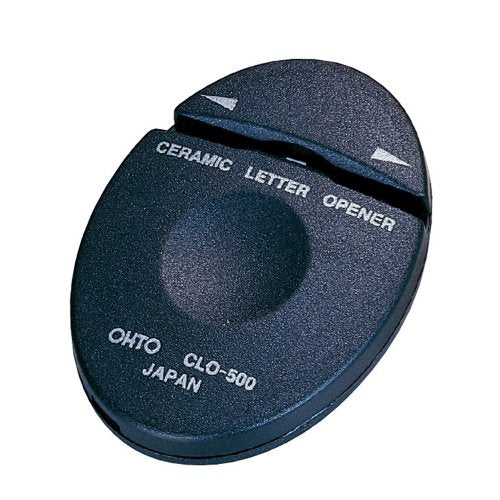 Auto Letter Opener Ceramic Blade Black CLO-500 - Japanese Safety Letter Opener