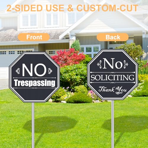4 Pack 24" x 36" Black Corrugated Plastic Sheets, Thick Blank Poster Boards, Double-Sided Coroplast Yard Signs for Garage Sale, Yard Sale, Warning, Party Decor, Crafts, and More