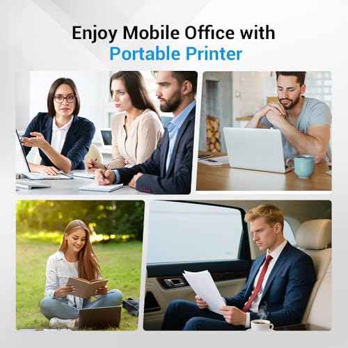 Thermal Printer Paper 8.5 x 11 Inch,Thermal Paper 8.5 x 11 Compatible with Portable Printer M08F-Letter, M832, M834, MT800,100 Sheets