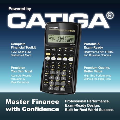 CATIGA Financial Calculator CF-300 Professional Business & Real Estate Analysis