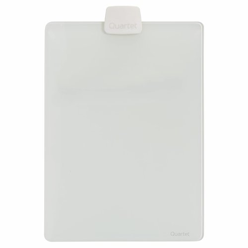 Quartet Glass Whiteboard Desktop Easel, 9" x 11", Dry Erase Surface, White (GDE119) New