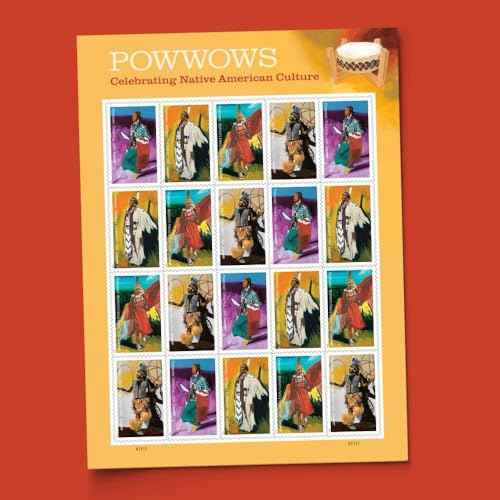 Powwows Celebrating Native American Culture 2025 (Sheet of 20) First-Class Mail Forever Postage Stamps